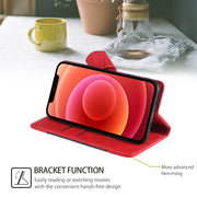 For Huawei Pura 70 5G Skin Feel Magnetic Buckle Leather Phone Case(Red)