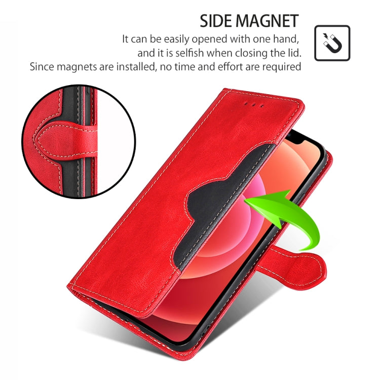For Huawei Pura 70 5G Skin Feel Magnetic Buckle Leather Phone Case(Red)