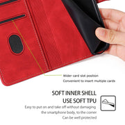 For Huawei Pura 70 5G Skin Feel Magnetic Buckle Leather Phone Case(Red)