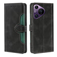 For Huawei Pura 70 Pro / 70 Pro+ 5G Skin Feel Magnetic Buckle Leather Phone Case(Black) - Huawei Cases by PMC Jewellery | Online Shopping South Africa | PMC Jewellery | Buy Now Pay Later Mobicred
