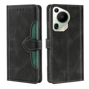 For Huawei Pura 70 Ultra 5G Skin Feel Magnetic Buckle Leather Phone Case(Black)