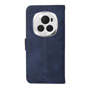 For Honor Magic6 Pro Classic Calf Texture Flip Leather Phone Case(Blue)