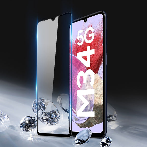 For Samsung Galaxy M34 5G 10pcs DUX DUCIS 0.33mm 9H Medium Alumina Tempered Glass Film