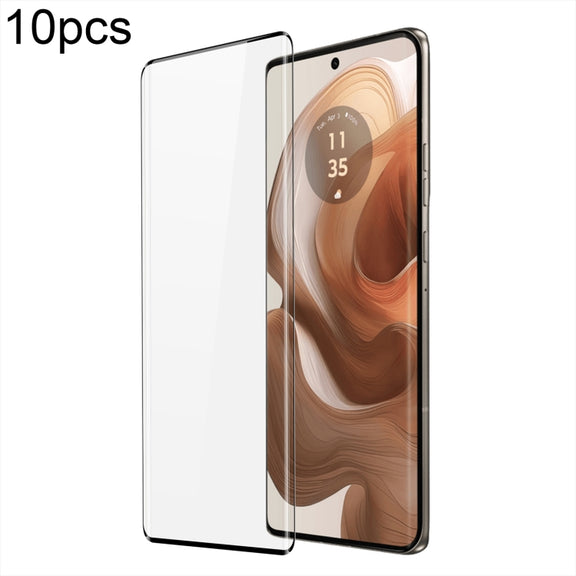 For Motorola Edge 50 Ultra 10pcs DUX DUCIS 0.33mm 9H Medium Alumina Tempered Glass Film