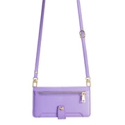 For Samsung Galaxy S24 Ultra 5G Sheep Texture Cross-body Zipper Wallet Leather Phone Case(Purple)