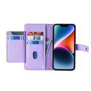 For OnePlus Nord CE3 5G Sheep Texture Cross-body Zipper Wallet Leather Phone Case(Purple)