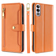 For OnePlus Ace 3V 5G Sheep Texture Cross-body Zipper Wallet Leather Phone Case(Orange) - OnePlus Cases by PMC TechLife | Online Shopping South Africa | PMC TechLife | Buy Now Pay Later Mobicred