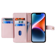 For OnePlus Ace 3V 5G Sheep Texture Cross-body Zipper Wallet Leather Phone Case(Pink)