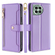For OnePlus Ace 3 Pro 5G Sheep Texture Cross-body Zipper Wallet Leather Phone Case(Purple) - OnePlus Cases by PMC TechLife | Online Shopping South Africa | PMC TechLife | Buy Now Pay Later Mobicred