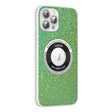 For iPhone 14 Colorful Glitter Magnetic Magsafe TPU + PC Phone Case(Colorful Green) - iPhone 14 Cases by PMC TechLife | Online Shopping South Africa | PMC TechLife