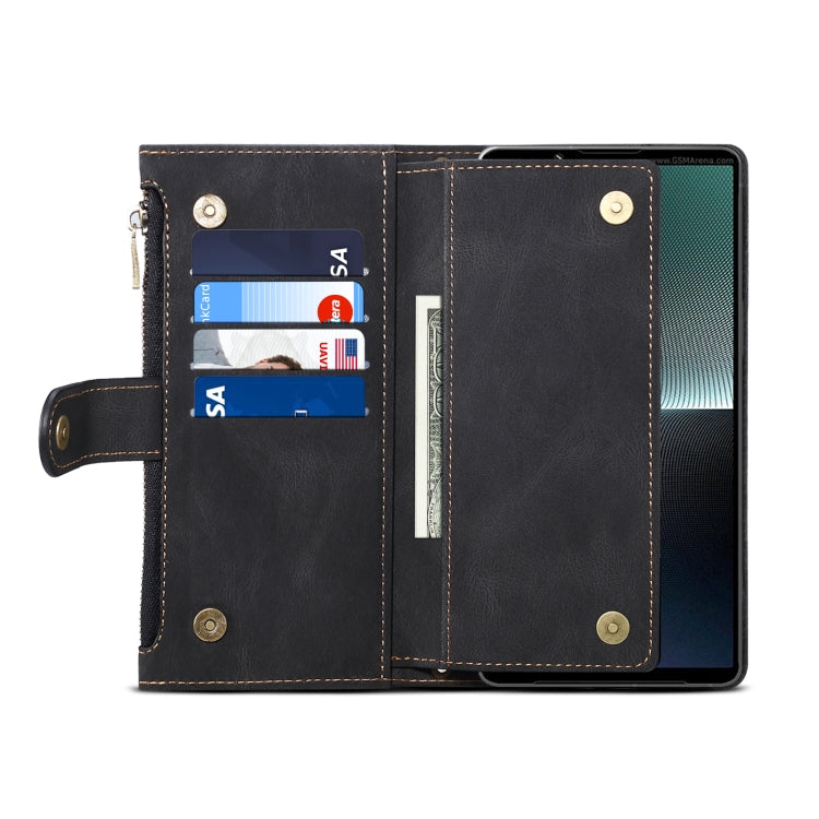 For Google Pixel 8 ESEBLE Retro Frosted RFID Flip Leather Phone Case(Black) - Google Cases by ESEBLE | Online Shopping South Africa | PMC TechLife | Buy Now Pay Later Mobicred