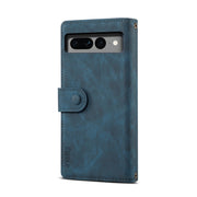 For Google Pixel 8 ESEBLE Retro Frosted RFID Flip Leather Phone Case(Dark Green)