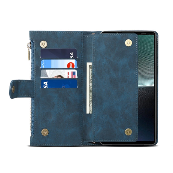 For Google Pixel 8 ESEBLE Retro Frosted RFID Flip Leather Phone Case(Dark Green)