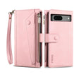 For Google Pixel 7a ESEBLE Retro Frosted RFID Flip Leather Phone Case(Rose Gold) - Google Cases by ESEBLE | Online Shopping South Africa | PMC TechLife | Buy Now Pay Later Mobicred