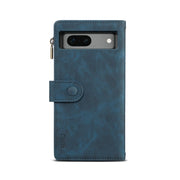 For Google Pixel 7a ESEBLE Retro Frosted RFID Flip Leather Phone Case(Dark Green)