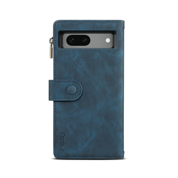 For Google Pixel 7a ESEBLE Retro Frosted RFID Flip Leather Phone Case(Dark Green)