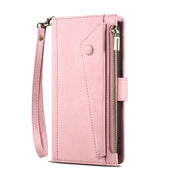For Google Pixel 8 Pro ESEBLE Retro Frosted RFID Flip Leather Phone Case(Rose Gold)
