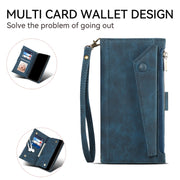 For Google Pixel 8 Pro ESEBLE Retro Frosted RFID Flip Leather Phone Case(Dark Green)