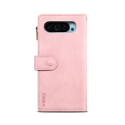For Google Pixel 9 / 9 Pro ESEBLE Retro Frosted RFID Flip Leather Phone Case(Rose Gold)
