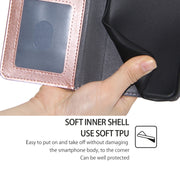 For Huawei Pura 70 5G Zipper Bag Leather Phone Case(Rose Gold)