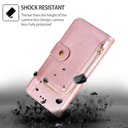 For Huawei Pura 70 Ultra 5G Zipper Bag Leather Phone Case(Rose Gold)