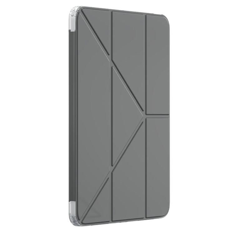 For iPad Pro 11 2024 Mutural Deformation Stand Smart Leather Tablet Case(Black) - iPad Pro 11 2024 Cases by Mutural | Online Shopping South Africa | PMC TechLife | Buy Now Pay Later Mobicred