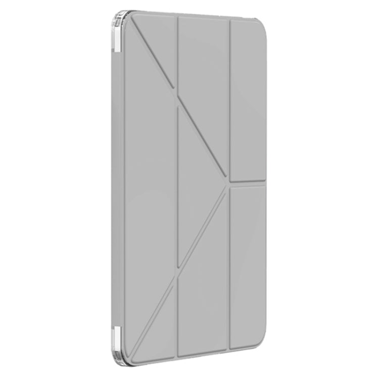 For iPad Pro 13 2024 Mutural Deformation Stand Smart Leather Tablet Case(Grey) - free shipping - PMC TechLife - Order now!