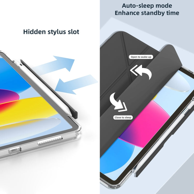 For iPad 2025 / 2022 Mutural Deformation Stand Smart Leather Tablet Case(Pink) - free shipping - PMc TechLife - Order now!