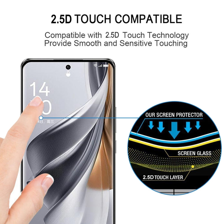 For OPPO Reno10 China / Reno10 Pro Global / Reno10 Global 3D Curved Edge Full Screen Tempered Glass Film - OPPO Tempered Glass by PMC TechLife | Online Shopping South Africa | PMC TechLife
