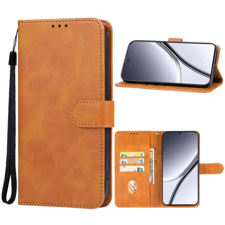 For Realme GT5 Pro Leather Phone Case(Brown) - GT5 Pro Cases by PMC TechLife | Online Shopping South Africa | PMC TechLife | Buy Now Pay Later Mobicred