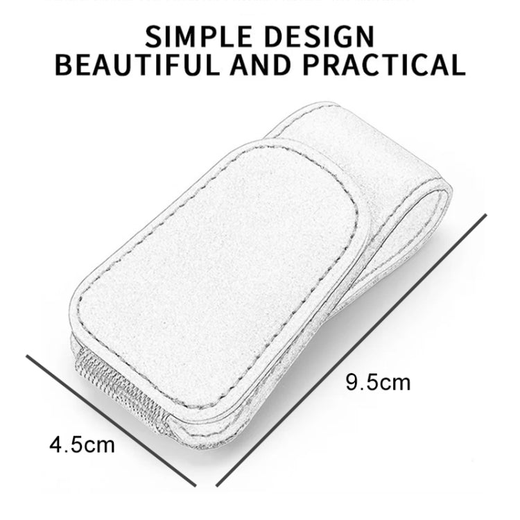 Car Sun Visor Glasses Holder Multifunctional Card Clip Storage Rack(Creamy Yellow) - Sunglasses & Glasses Clips by PMC TechLife | Online Shopping South Africa | PMC TechLife | Buy Now Pay Later Mobicred