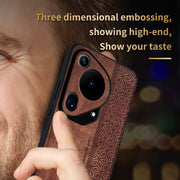 For Huawei Pura 70 Ultra AZNS 3D Embossed Skin Feel Phone Case(Sapphire Blue)