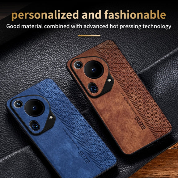 For Huawei Pura 70 Ultra AZNS 3D Embossed Skin Feel Phone Case(Sapphire Blue)