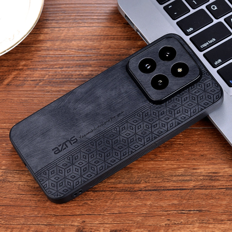 For Xiaomi 14 Pro AZNS 3D Embossed Skin Feel Phone Case(Black)
