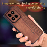For Xiaomi 14 Pro AZNS 3D Embossed Skin Feel Phone Case(Dark Green)