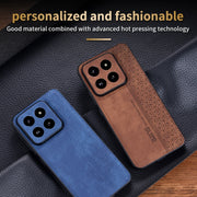 For Xiaomi 14 Pro AZNS 3D Embossed Skin Feel Phone Case(Sapphire Blue)