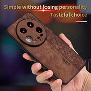 For Xiaomi 14 Ultra AZNS 3D Embossed Skin Feel Phone Case(Purple)