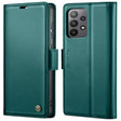 For Samsung Galaxy A33 5G CaseMe 023 Butterfly Buckle Litchi Texture RFID Anti-theft Leather Phone Case(Pearly Blue) - free shipping - PMC TechLife - Order now!