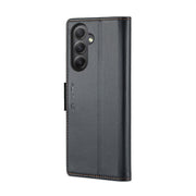 For Samsung Galaxy A34 5G CaseMe 023 Butterfly Buckle Litchi Texture RFID Anti-theft Leather Phone Case(Black)