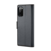For Samsung Galaxy S20 CaseMe 023 Butterfly Buckle Litchi Texture RFID Anti-theft Leather Phone Case(Black)