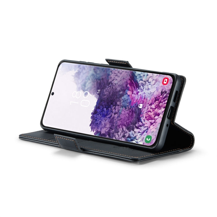For Samsung Galaxy S20 CaseMe 023 Butterfly Buckle Litchi Texture RFID Anti-theft Leather Phone Case(Black) - free shipping - PMC TechLife - Order now!