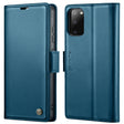 For Samsung Galaxy S20 CaseMe 023 Butterfly Buckle Litchi Texture RFID Anti-theft Leather Phone Case(Blue) - free shipping - PMC TechLife - Order now!
