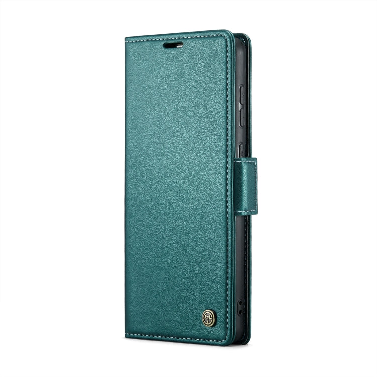 For Samsung Galaxy S20 CaseMe 023 Butterfly Buckle Litchi Texture RFID Anti-theft Leather Phone Case(Pearly Blue)