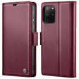 For Samsung Galaxy S20+ CaseMe 023 Butterfly Buckle Litchi Texture RFID Anti-theft Leather Phone Case(Wine Red) - free shipping - PMC TechLife - Order now!