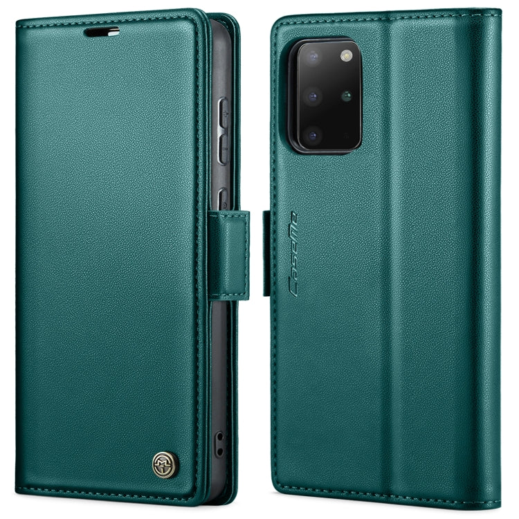 For Samsung Galaxy S20+ CaseMe 023 Butterfly Buckle Litchi Texture RFID Anti-theft Leather Phone Case(Pearly Blue) - free shipping - PMC TechLife - Order now!