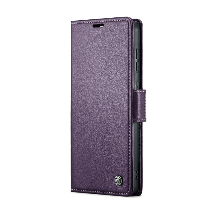 For Samsung Galaxy S20+ CaseMe 023 Butterfly Buckle Litchi Texture RFID Anti-theft Leather Phone Case(Pearly Purple)