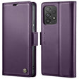 For Samsung Galaxy A53 CaseMe 023 Butterfly Buckle Litchi Texture RFID Anti-theft Leather Phone Case(Pearly Purple) - free shipping - PMC TechLife - Order now!