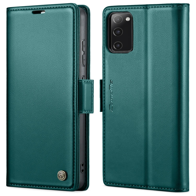 For Samsung Galaxy S20 FE CaseMe 023 Butterfly Buckle Litchi Texture RFID Anti-theft Leather Phone Case(Pearly Blue) - free shipping - PMC TechLife - Order now!