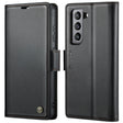 For Samsung Galaxy S21 FE 5G CaseMe 023 Butterfly Buckle Litchi Texture RFID Anti-theft Leather Phone Case(Black) - free shipping - PMC TechLife - Order now!