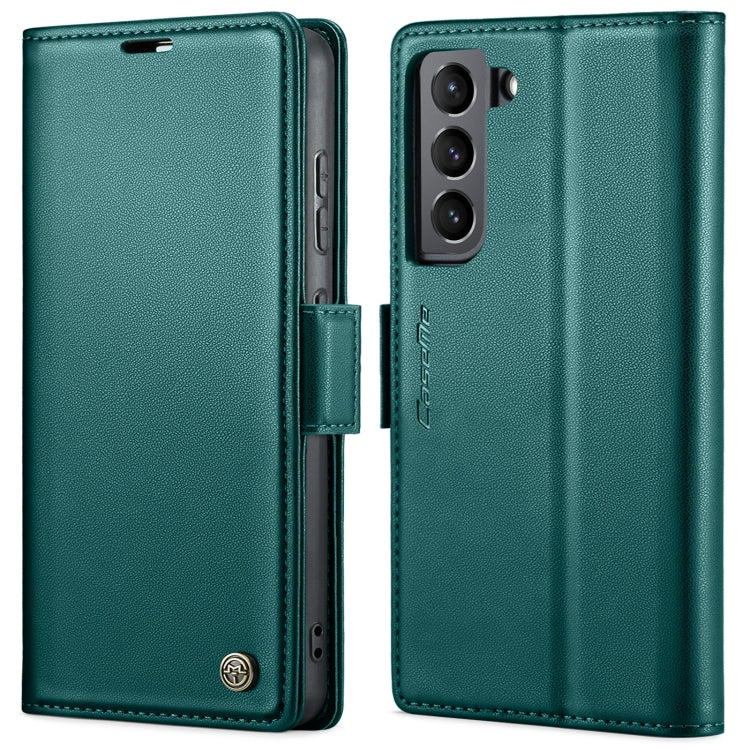 For Samsung Galaxy S21+ 5G CaseMe 023 Butterfly Buckle Litchi Texture RFID Anti-theft Leather Phone Case(Pearly Blue) - free shipping - PMC TechLife - Order now!